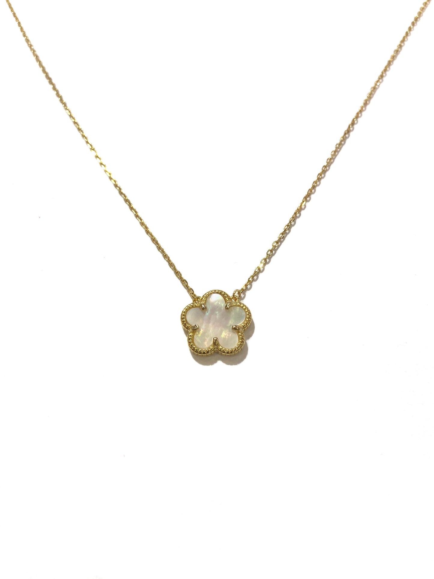 White Clover Necklace